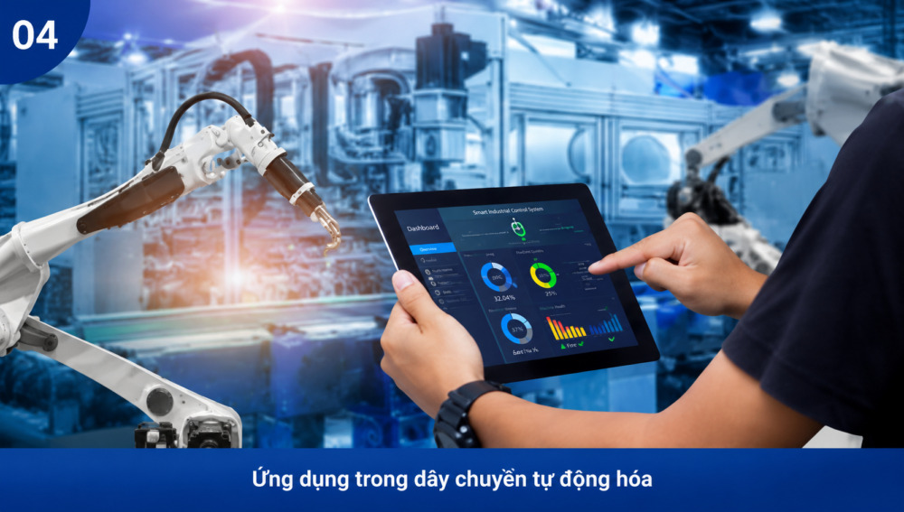 Thiết bị điện công nghiệp Ứng dụng của thiết bị điện công nghiệp