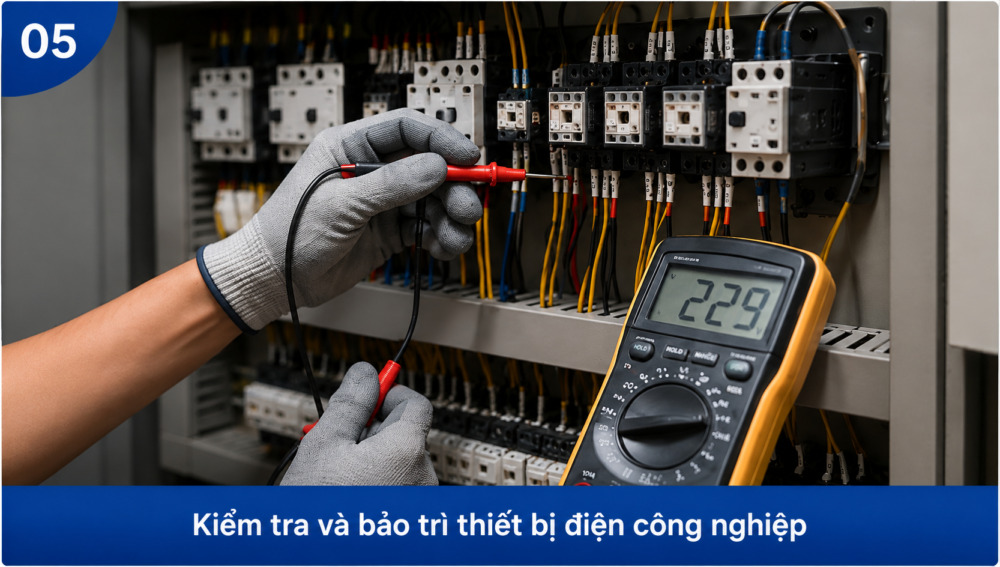 Thiết bị điện công nghiệp bảo trì thiết bị điện công nghiệp
